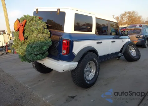 2024 Ford Bronco Black Diamond z USA, uszkodzony, nr VIN 1FMEE1BP4RLA75606